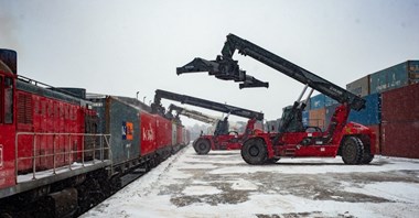 Do Małaszewicz dotarł pociąg z dużym transportem z Chin 