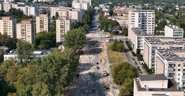 Warszawa: Tramwaj na Stegny i roboty drogowe przy tramwaju do Wilanowa później