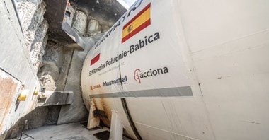 Maszyna TBM „Karpatka” rozpoczęła drążenie tunelu w Babicy