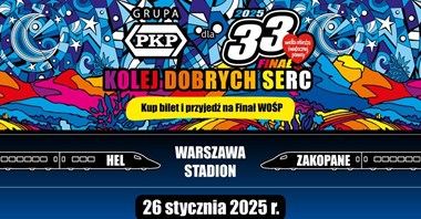 Będą specjalne pociągi na finał WOŚP